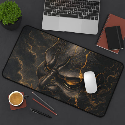 Oni Mask With Full Moon - Sudoni Brand Gaming Desk Mat