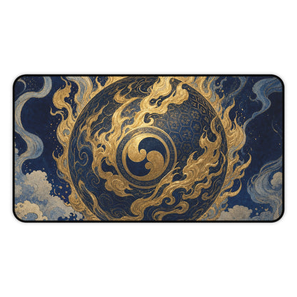 Tamfireball Floating - Japanese Mythology Gaming Desk Mat