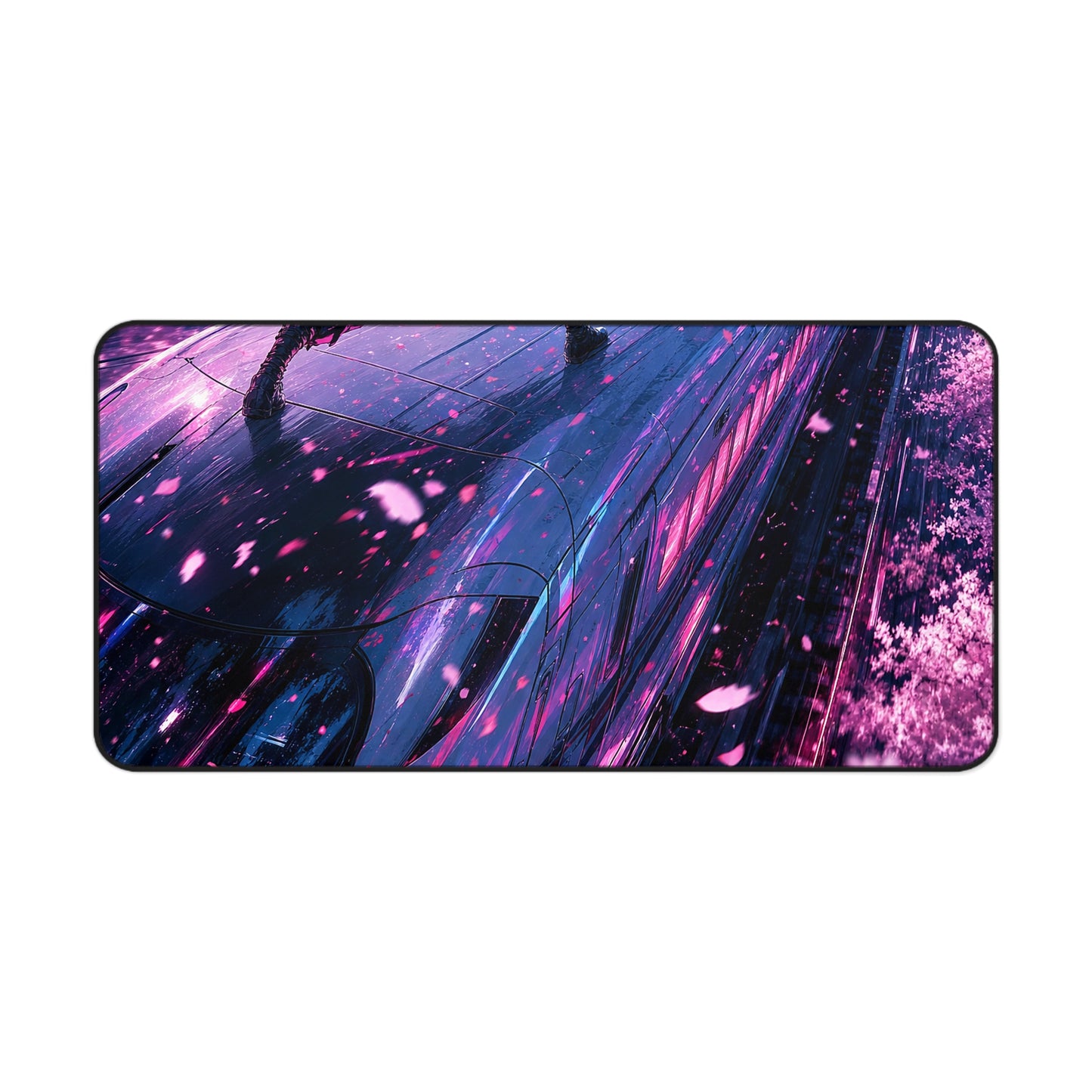 Battle Atop Moving Bullet Train - Anime Manga Gaming Desk Mat