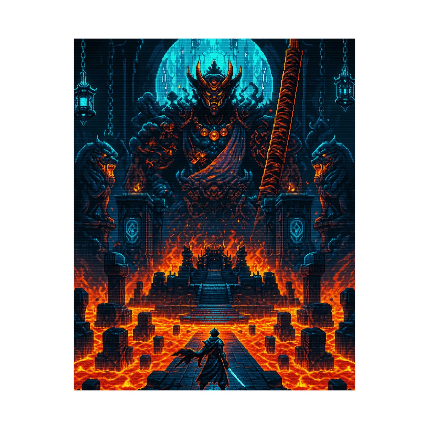 Boss Arenwith Lava - Gaming Culture Art Print (Matte Poster)