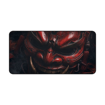 Oni Mask With Autumn Leaves - Sudoni Brand Gaming Desk Mat