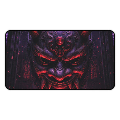 Oni Mask In Cathedral - Sudoni Brand Gaming Desk Mat
