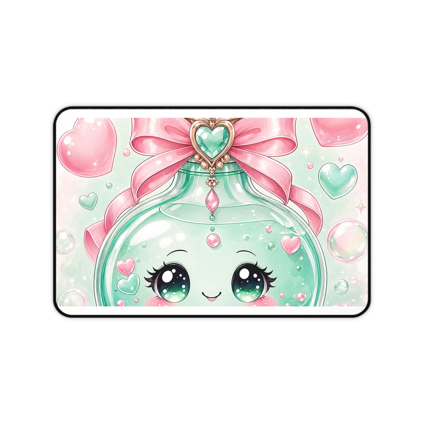 Cute Potion Bottle With Face - Kawaii Gaming Gaming Desk Mat