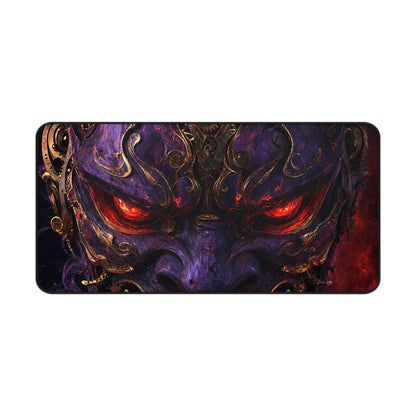 Oni Mask With Clockwork Gears - Sudoni Brand Gaming Desk Mat