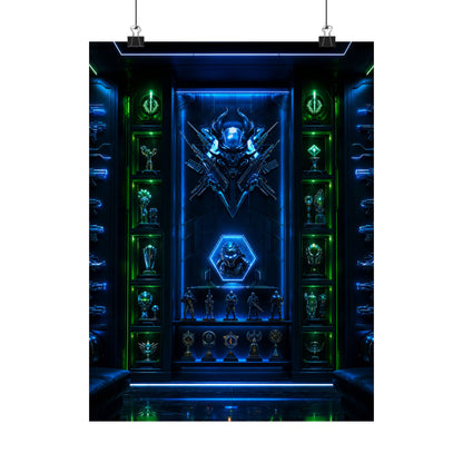 Gaming Wall Of Fame - Gaming Culture Art Print (Matte Poster)