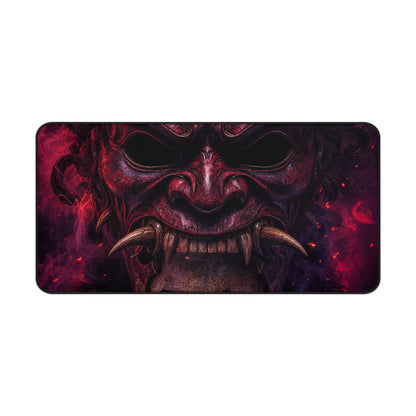 Oni Mask With Skull Beneath - Sudoni Brand Gaming Desk Mat