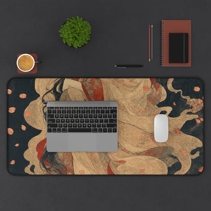 Ubume Ghost Mother - Japanese Mythology Gaming Desk Mat