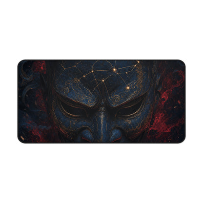 Oni Mask With Constellation Map - Sudoni Brand Gaming Desk Mat