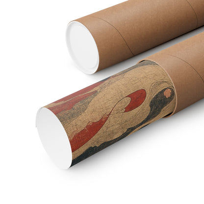 Ubume Ghost Mother - Japanese Mythology Art Print (Matte Poster)