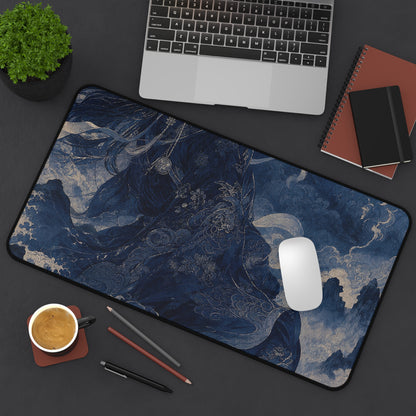 Tsukuyomi Moon God - Japanese Mythology Gaming Desk Mat