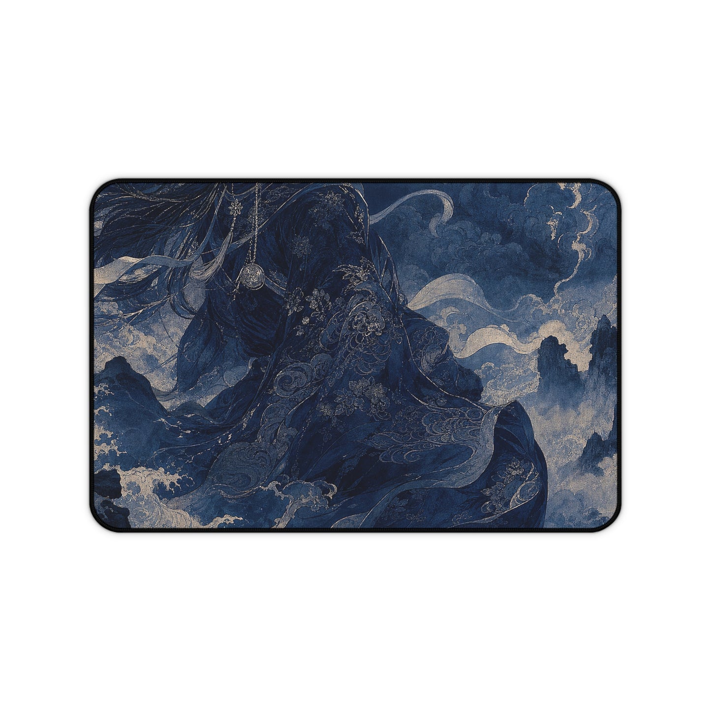 Tsukuyomi Moon God - Japanese Mythology Gaming Desk Mat
