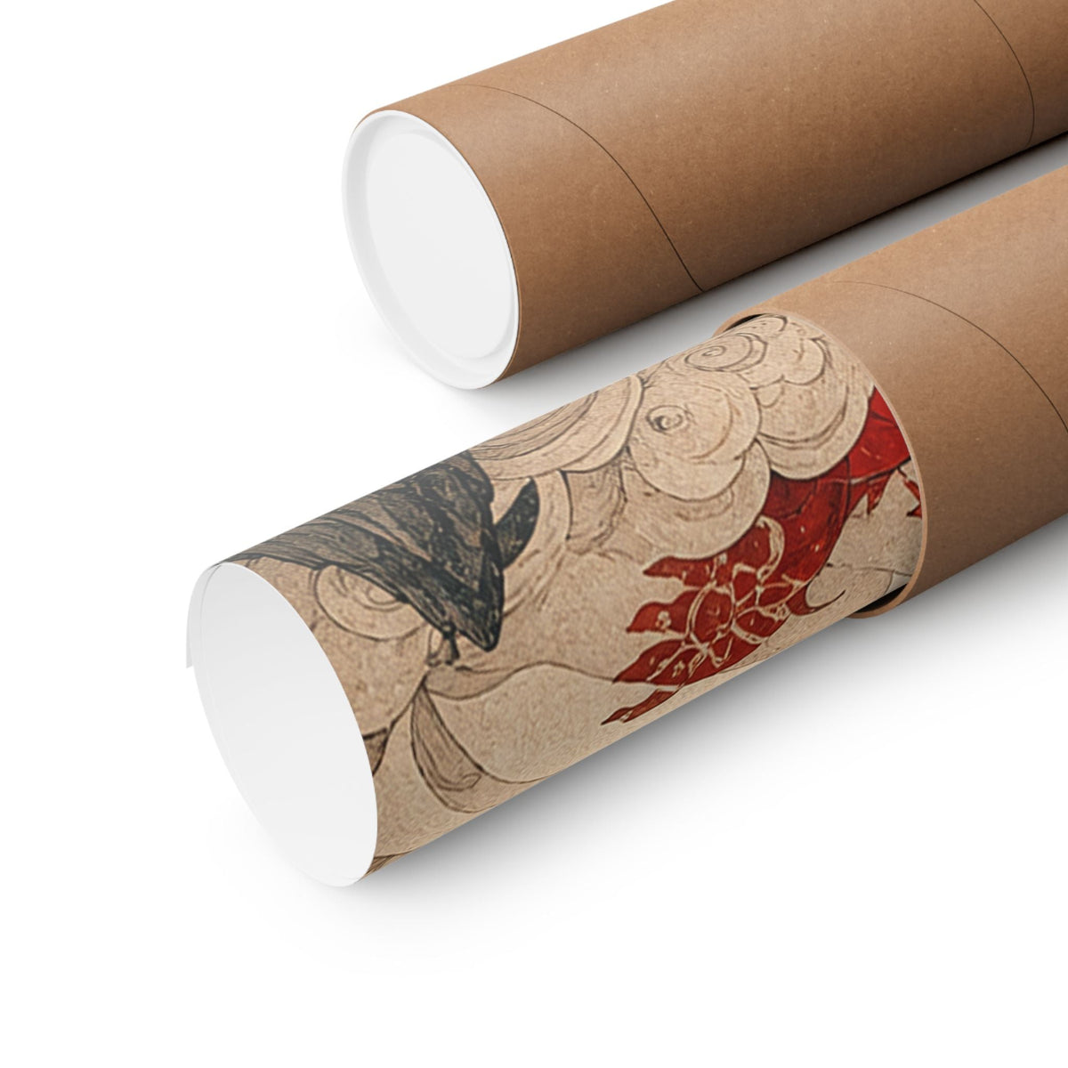 Amaterasu Sun Goddess With Mirror - Japanese Mythology Art Print (Matte Poster) - Moikas