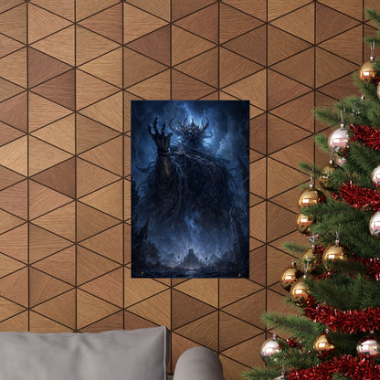 Ancient Evil Awakening - Dark Fantasy Art Print (Matte Poster) - Moikas