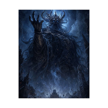 Ancient Evil Awakening - Dark Fantasy Art Print (Matte Poster) - Moikas