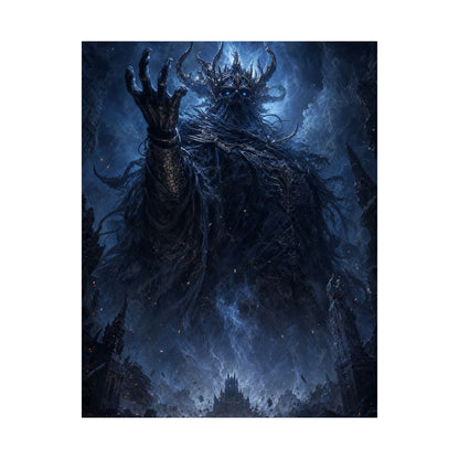 Ancient Evil Awakening - Dark Fantasy Art Print (Matte Poster) - Moikas