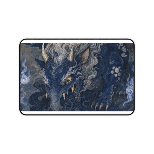 Baku Eating Nightmares - Japanese Mythology Gaming Desk Mat - Moikas