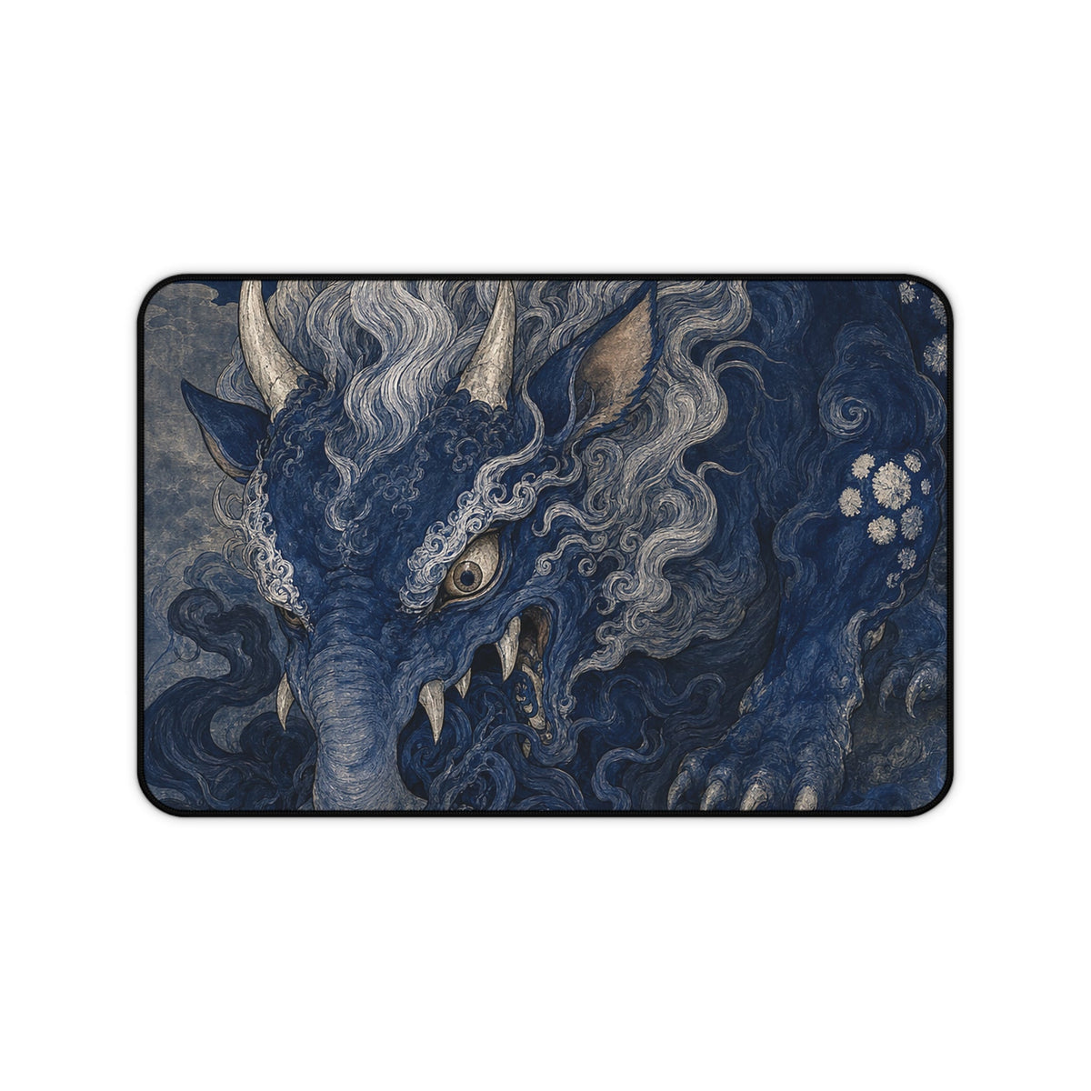 Baku Eating Nightmares - Japanese Mythology Gaming Desk Mat - Moikas