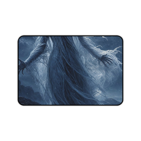 Banshee Wailing Over Moor - Dark Fantasy Gaming Desk Mat - Moikas