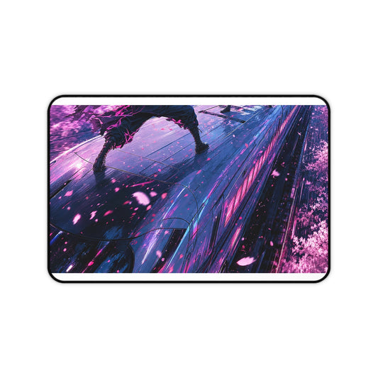 Battle Atop Moving Bullet Train - Anime Manga Gaming Desk Mat - Moikas