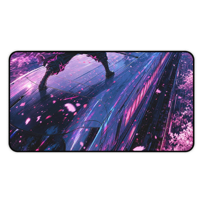 Battle Atop Moving Bullet Train - Anime Manga Gaming Desk Mat - Moikas