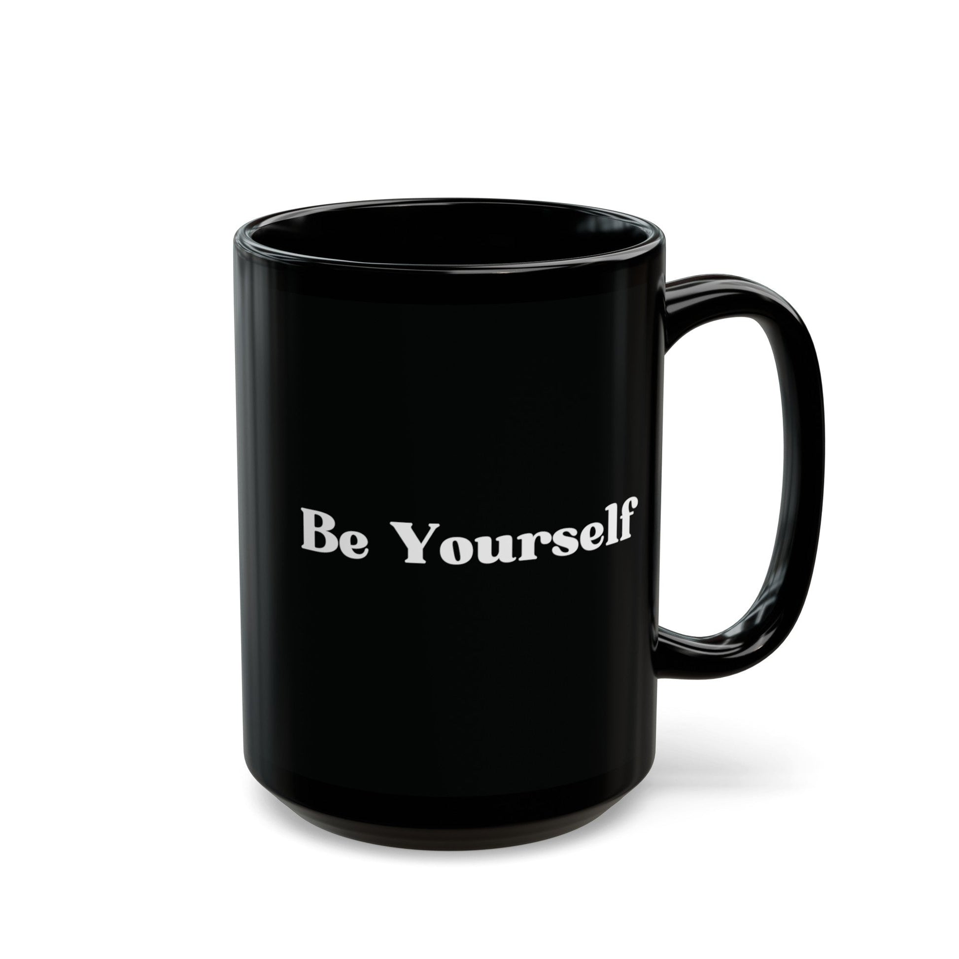 Be Yourself | Inspirational Cup, Video Game Coffee Cup, Office Or Geek Gift | Black Coffee Mug (11/15oz) - Moikas