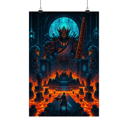 Boss Arenwith Lava - Gaming Culture Art Print (Matte Poster) - Moikas