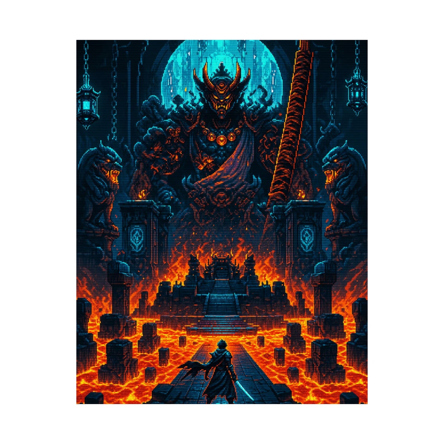 Boss Arenwith Lava - Gaming Culture Art Print (Matte Poster) - Moikas