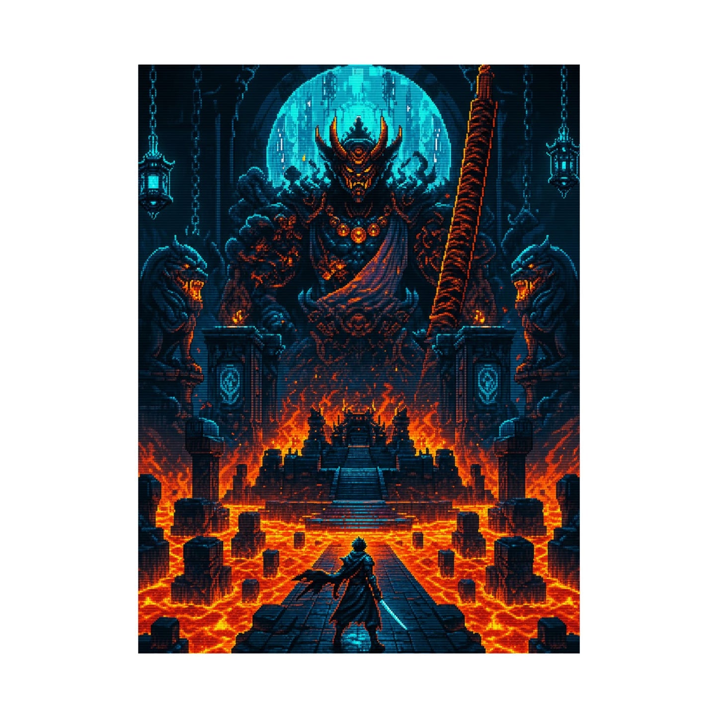 Boss Arenwith Lava - Gaming Culture Art Print (Matte Poster) - Moikas