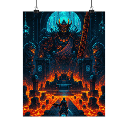 Boss Arenwith Lava - Gaming Culture Art Print (Matte Poster) - Moikas