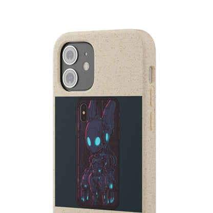 Chibi Robot Anime Phone Case - Cyberpunk Gaming Design, iPhone Samsung - Moikas