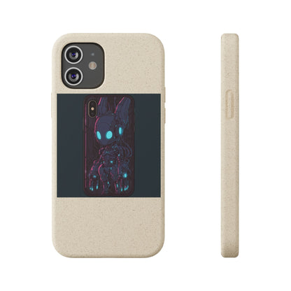 Chibi Robot Anime Phone Case - Cyberpunk Gaming Design, iPhone Samsung - Moikas