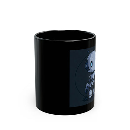 Chibi Robot Gaming Mug - Articulated Figure Design, Ceramic 11oz - Moikas