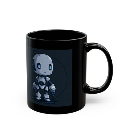 Chibi Robot Gaming Mug - Articulated Figure Design, Ceramic 11oz - Moikas