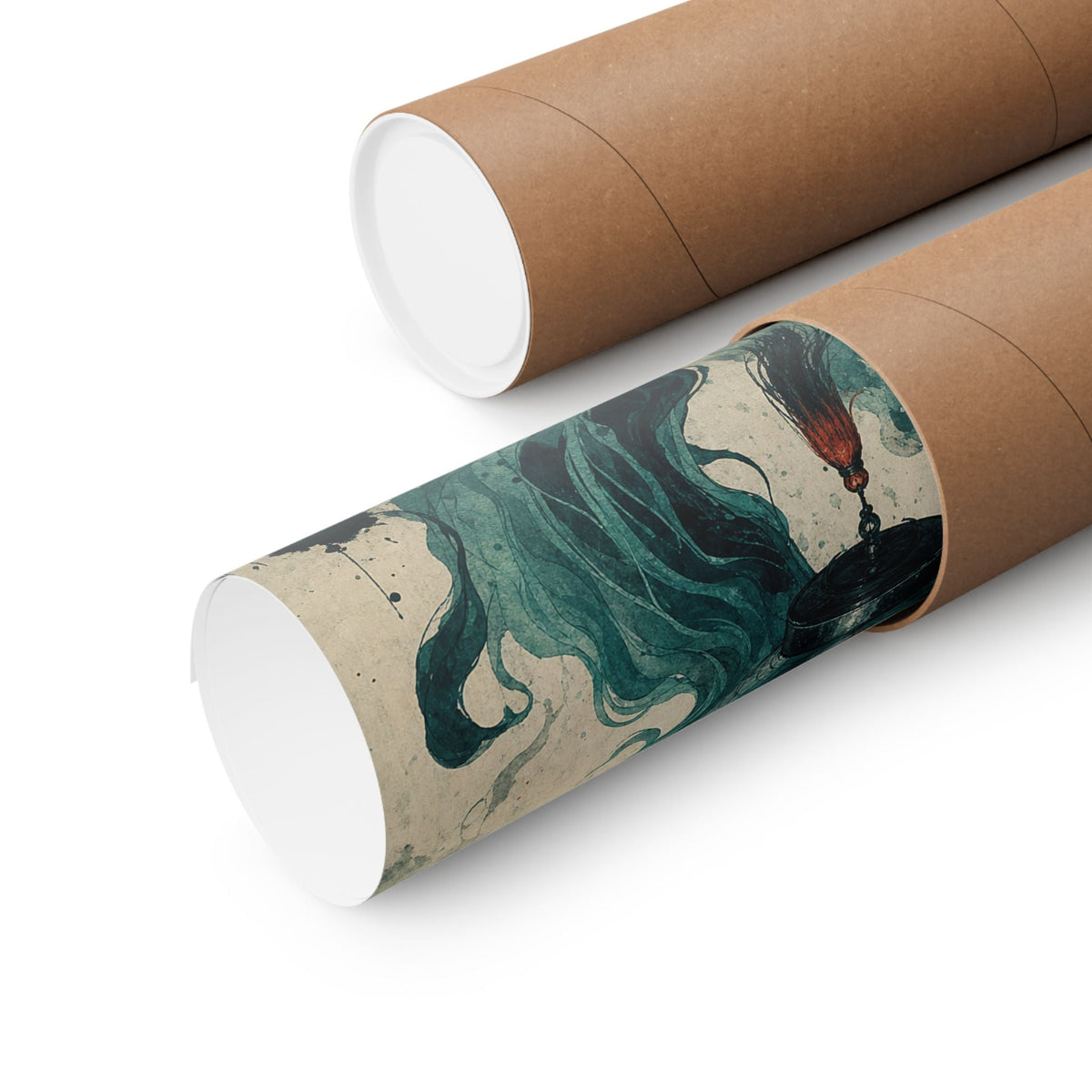 Chochin Obake Lantern Ghost - Japanese Mythology Art Print (Matte Poster) - Moikas