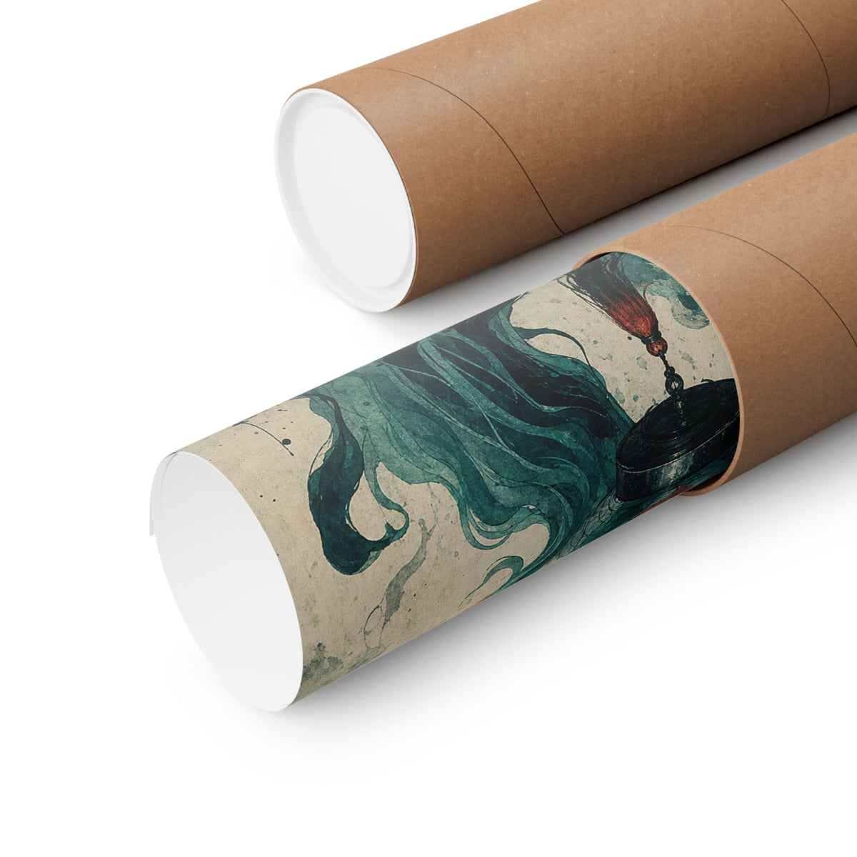 Chochin Obake Lantern Ghost - Japanese Mythology Art Print (Matte Poster) - Moikas