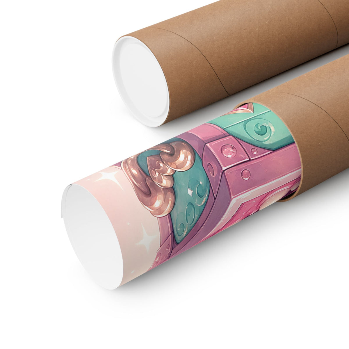 Cute Chest Monster With Tongue - Kawaii Gaming Art Print (Matte Poster) - Moikas