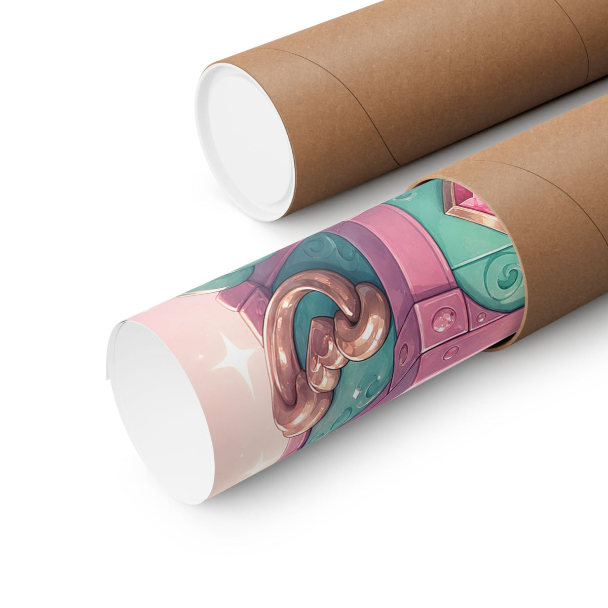 Cute Chest Monster With Tongue - Kawaii Gaming Art Print (Matte Poster) - Moikas