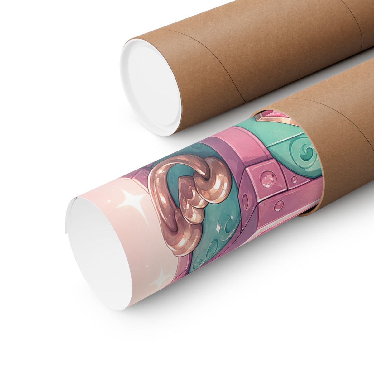 Cute Chest Monster With Tongue - Kawaii Gaming Art Print (Matte Poster) - Moikas