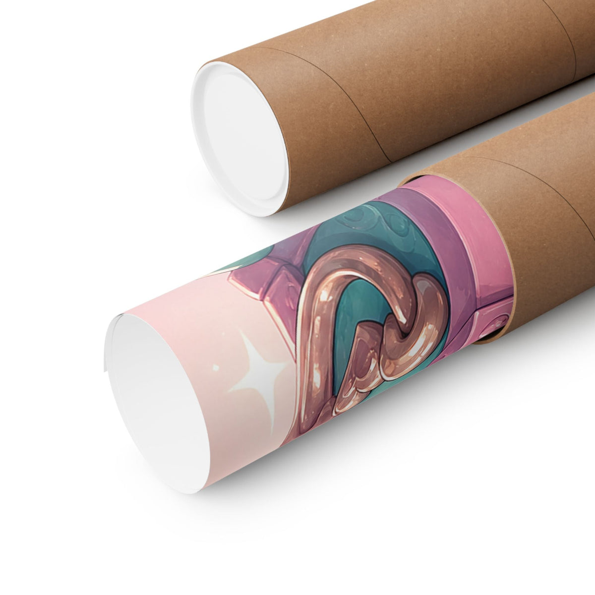 Cute Chest Monster With Tongue - Kawaii Gaming Art Print (Matte Poster) - Moikas