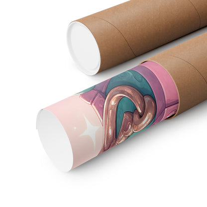 Cute Chest Monster With Tongue - Kawaii Gaming Art Print (Matte Poster) - Moikas