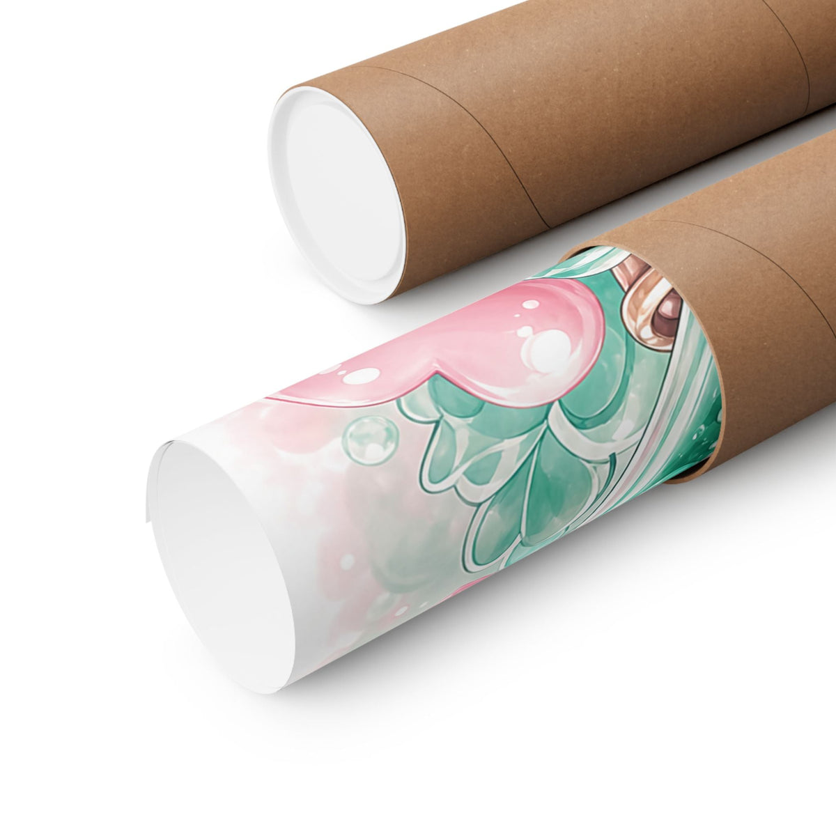 Cute Potion Bottle With Face - Kawaii Gaming Art Print (Matte Poster) - Moikas