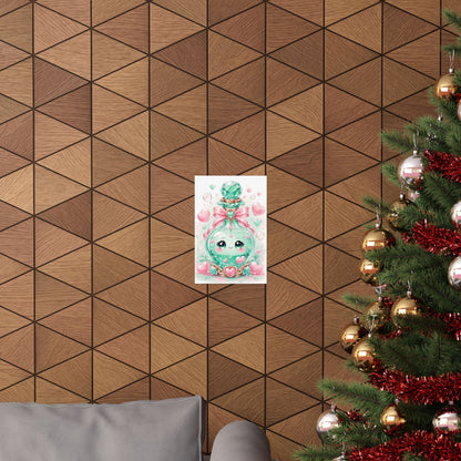 Cute Potion Bottle With Face - Kawaii Gaming Art Print (Matte Poster) - Moikas