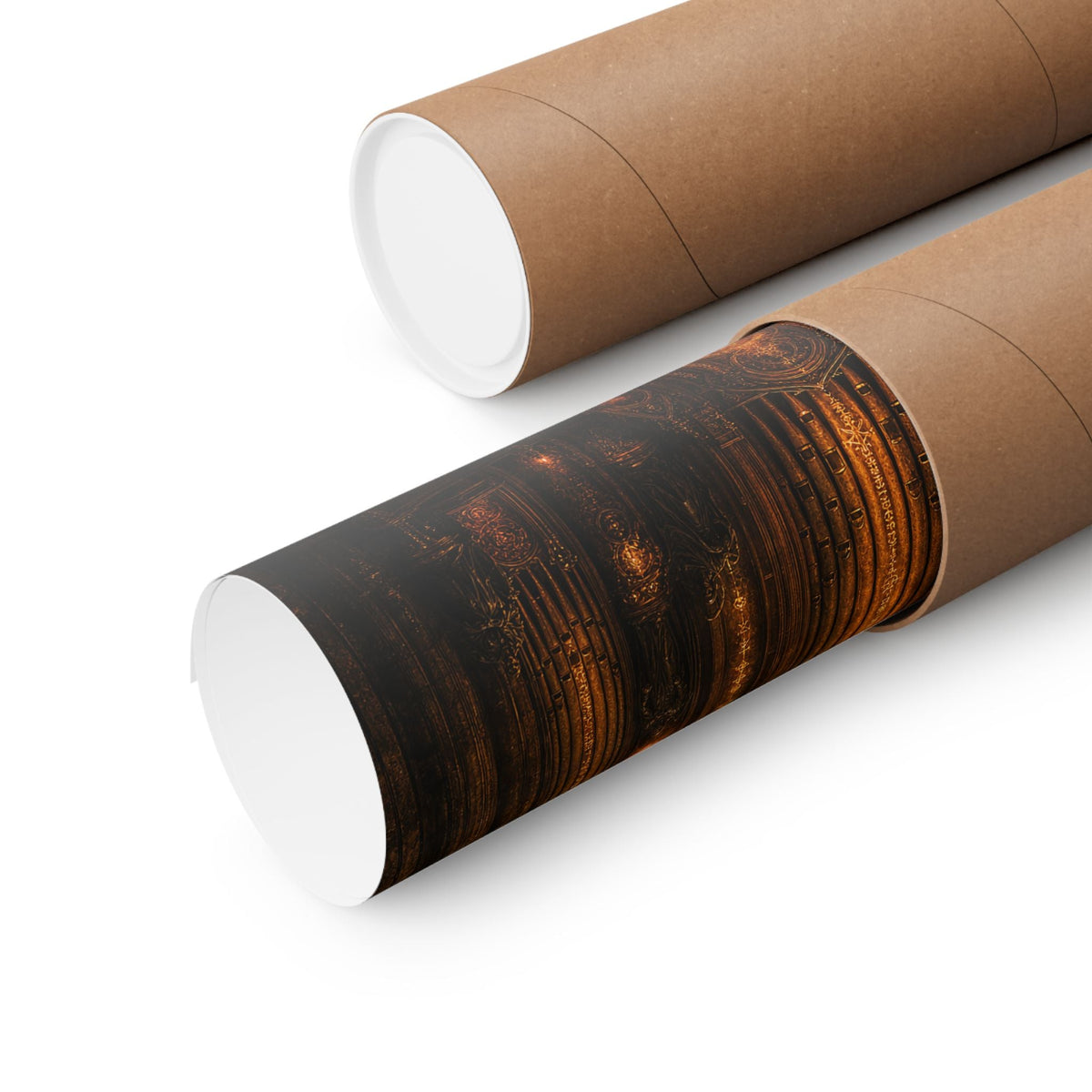 Dark Cathedral Orgplaying - Dark Fantasy Art Print (Matte Poster) - Moikas