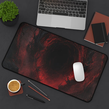 Dark Portal Opening In Forest - Dark Fantasy Gaming Desk Mat - Moikas