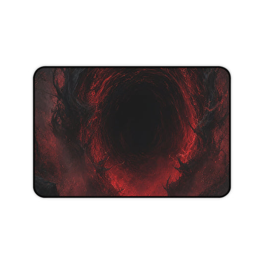 Dark Portal Opening In Forest - Dark Fantasy Gaming Desk Mat - Moikas