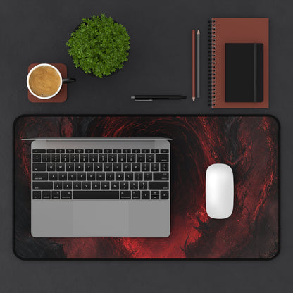 Dark Portal Opening In Forest - Dark Fantasy Gaming Desk Mat - Moikas