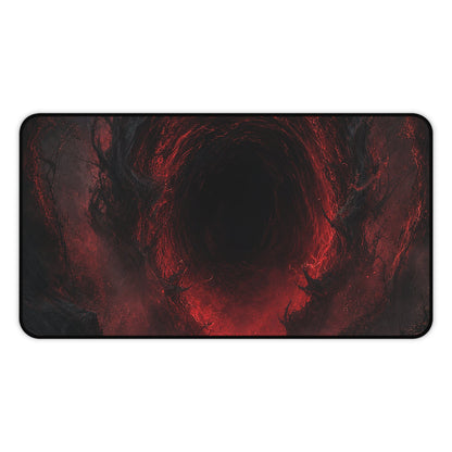Dark Portal Opening In Forest - Dark Fantasy Gaming Desk Mat - Moikas