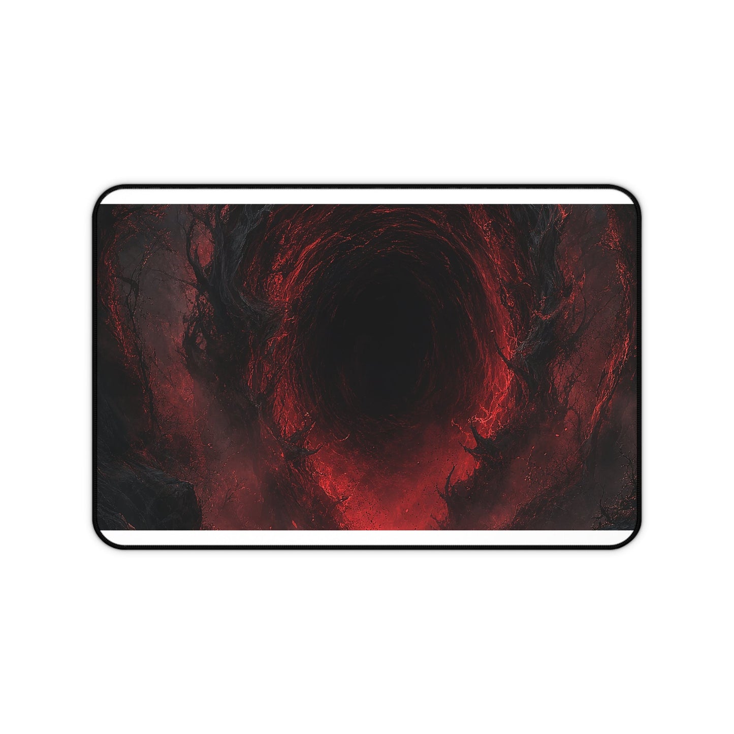 Dark Portal Opening In Forest - Dark Fantasy Gaming Desk Mat - Moikas