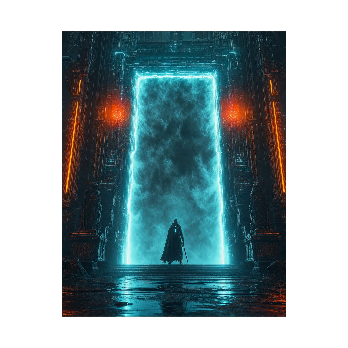 Dark Souls Style Fog Gate - Gaming Culture Art Print (Matte Poster) - Moikas