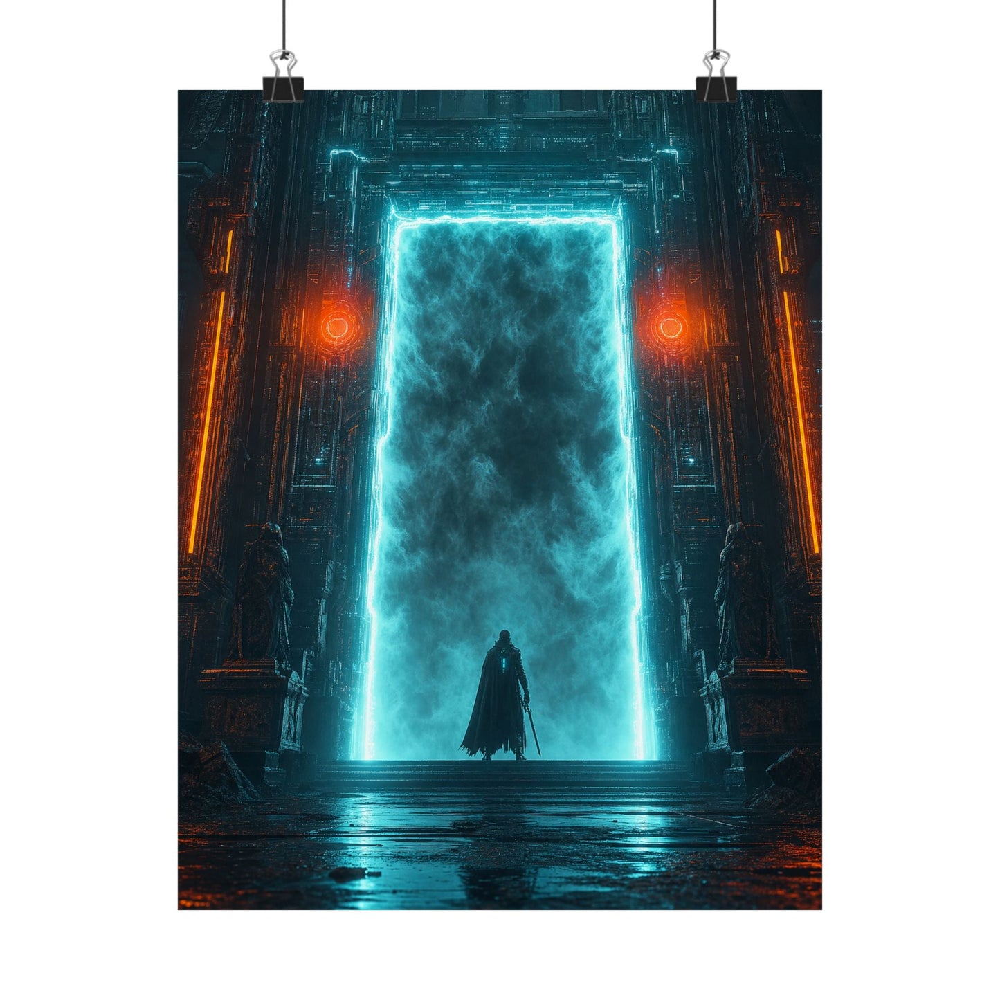 Dark Souls Style Fog Gate - Gaming Culture Art Print (Matte Poster) - Moikas
